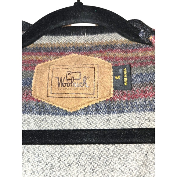 Woolrich Wool Striped Blanket Vest Concho Fringe M Ranch Wear EUC Vintage - Picture 9 of 10